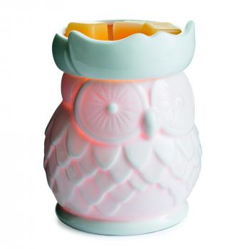 Candle Warmers Duftlampe elektrisch weiß Porzellan - WHITE OWL