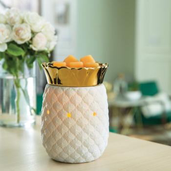 Candle Warmers Elektrische  Duftlampe -  WHITE PINEAPPLE