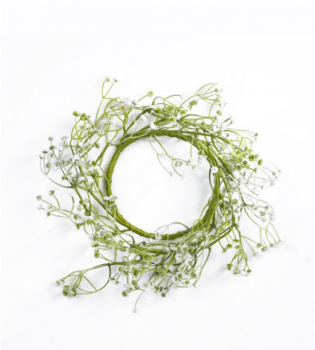 Dekorativer Kranz BABY BREATH 30 cm