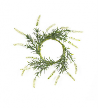 Dekorativer Kranz WHITE LAVENDER 30 cm