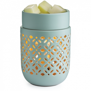 CANDLE WARMERS SOFT MINT Duftlampe elektrisch mintgrün aus Keramik