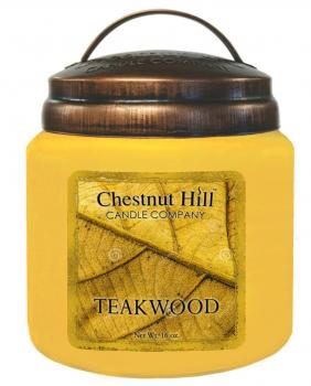 CHESTNUT HILL 2 Docht Duftkerze TEAKWOOD 450g