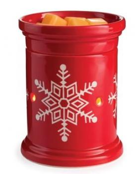 RED SNOWFLAKE Duftlampe elektrisch aus Keramik