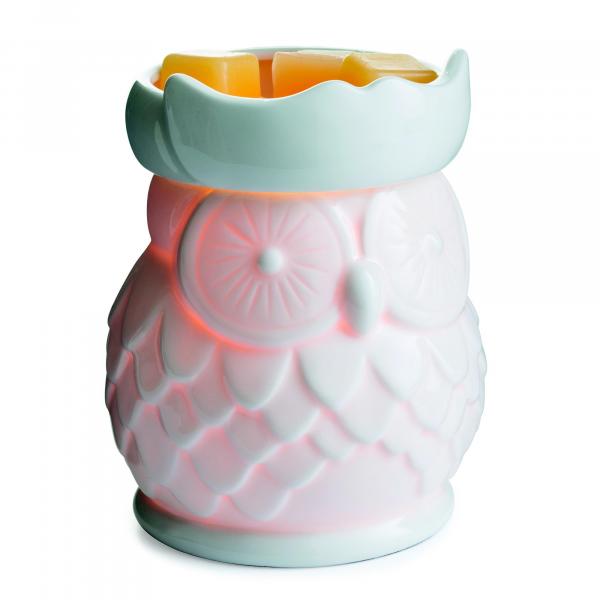 Candle Warmers Duftlampe elektrisch weiß Porzellan - WHITE OWL
