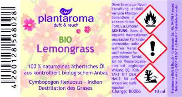 Ätherisches Duftöl Lemongrass BIO